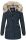 Navahoo Cristal Damen Winterjacke Parka mit Kunstfell B669 Navy Gr.M