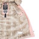 Navahoo Cristal Damen Winterjacke Parka mit Kunstfell B669 Rosa Gr.XS