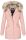 Navahoo Cristal Damen Winterjacke Parka mit Kunstfell B669 Rosa Gr.XS