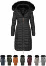 Navahoo Umay warme Damen Winter Jacke lang gesteppt mit...