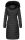 Navahoo Umay warme Damen Winter Jacke lang gesteppt mit Teddyfell B670 Schwarz Größe S - Gr. 36