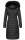 Navahoo Umay warme Damen Winter Jacke lang gesteppt mit Teddyfell B670 Schwarz Größe XXL - Gr. 44