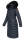 Navahoo Umay warme Damen Winter Jacke lang gesteppt mit Teddyfell B670 Navy Größe M - Gr. 38