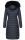 Navahoo Umay warme Damen Winter Jacke lang gesteppt mit Teddyfell B670 Navy Größe M - Gr. 38