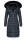 Navahoo Umay warme Damen Winter Jacke lang gesteppt mit Teddyfell B670 Navy Größe XL - Gr. 42