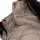 Navahoo Umay warme Damen Winter Jacke lang gesteppt mit Teddyfell B670 Taupe Größe S - Gr. 36