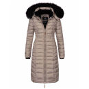 Navahoo Umay warme Damen Winter Jacke lang gesteppt mit...