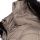 Navahoo Umay warme Damen Winter Jacke lang gesteppt mit Teddyfell B670 Taupe Größe XL - Gr. 42