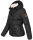 Navahoo Megan Damen Winter Stepp Jacke mit Tedyfell B672 Schwarz Größe M - Gr. 38