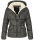 Navahoo Megan Damen Winter Stepp Jacke mit Tedyfell B672 Anthrazit Größe XS - Gr. 34