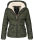 Navahoo Megan Damen Winter Stepp Jacke mit Tedyfell B672 Olive Größe XS - Gr. 34