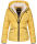 Navahoo Megan Damen Winter Stepp Jacke mit Tedyfell B672 Gelb Größe S - Gr. 36