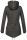 Navahoo Diamond warme Damen Winter Jacke lang mit Teddyfell B648 Anthrazit Größe XS - Gr. 34