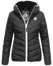 Navahoo Elva leichte Damen Stepp Jacke B675 Schwarz...