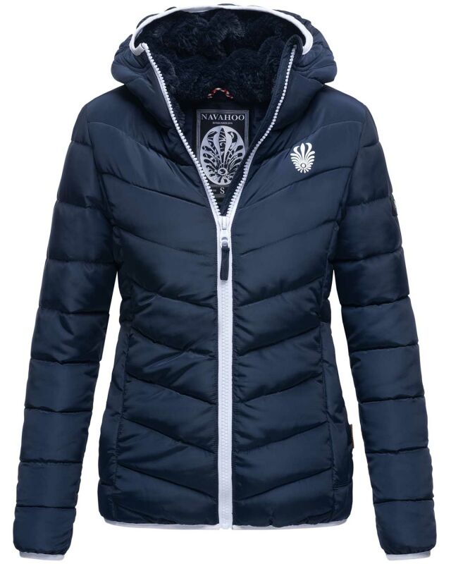 Navahoo Elva leichte Damen Stepp Jacke B675 Navy Größe M - Gr. 38