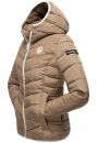 Navahoo Elva leichte Damen Stepp Jacke B675 Taupe Größe XS - Gr. 34