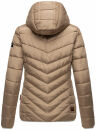 Navahoo Elva leichte Damen Stepp Jacke B675 Taupe Größe XS - Gr. 34