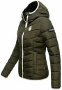 Navahoo Elva leichte Damen Stepp Jacke B675 Olive Größe XS - Gr. 34