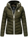 Navahoo Elva leichte Damen Stepp Jacke B675 Olive Größe S - Gr. 36