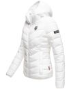 Navahoo Elva leichte Damen Stepp Jacke B675 Weiß Größe M - Gr. 38