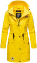 Navahoo Deike Damen lange Regenjacke mit Teddyfell und...