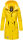 Navahoo Deike Damen lange Regenjacke mit Teddyfell und Kapuze B678 Gelb Größe M - Gr. 38