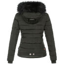 Navahoo warme Damen Winterjacke Kurzjacke gefüttert B301 Anthrazit Größe XS - Gr. 34