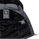 Navahoo warme Damen Winterjacke Kurzjacke gefüttert B301 Anthrazit Größe XXL - Gr. 44