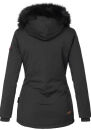 Navahoo Nisam Damen Winter Jacke warm gefüttert B626 Schwarz Größe XXL - Gr. 44