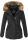 Navahoo Nisam Damen Winter Jacke warm gefüttert B626 Schwarz Größe XXL - Gr. 44