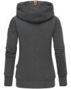 Navahoo Damen Sweatshirt Hoodie mit Kapuze B563 Dunkelgrau Größe M - Gr. 38