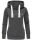 Navahoo Damen Sweatshirt Hoodie mit Kapuze B563 Dunkelgrau Größe M - Gr. 38