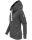Navahoo Damen Sweatshirt Hoodie mit Kapuze B563 Dunkelgrau Größe M - Gr. 38