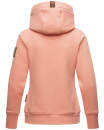 Navahoo Damen Sweatshirt Hoodie mit Kapuze B563 Apricot Größe S - Gr. 36