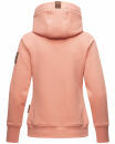 Navahoo Damen Sweatshirt Hoodie mit Kapuze B563 Apricot Größe S - Gr. 36