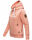 Navahoo Damen Sweatshirt Hoodie mit Kapuze B563 Apricot Größe S - Gr. 36