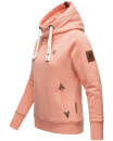 Navahoo Damen Sweatshirt Hoodie mit Kapuze B563 Apricot Größe M - Gr. 38