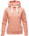 Navahoo Damen Sweatshirt Hoodie mit Kapuze B563 Apricot Größe XL - Gr. 42