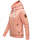 Navahoo Damen Sweatshirt Hoodie mit Kapuze B563 Apricot Größe XXL - Gr. 44