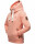 Navahoo Damen Sweatshirt Hoodie mit Kapuze B563 Apricot Größe XXL - Gr. 44
