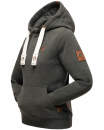 Navahoo Damlaa warmer Damen Hoodie Sweatshirt B686 Dunkelgrau - Melange Größe XL - Gr. 42