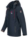 Arctic Seven Herren Designer Softshell Funktions Outdoor Jacke AS-087 Navy Größe M - Gr. M