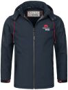 Arctic Seven Herren Designer Softshell Funktions Outdoor Jacke AS-087 Navy Größe XXXL - Gr. 3XL