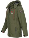 Arctic Seven Herren Designer Softshell Funktions Outdoor Jacke AS-087 Olive Größe M - Gr. M