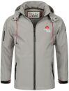 Arctic Seven Herren Designer Softshell Funktions Outdoor Jacke AS-087 Hellgrau Größe M - Gr. M