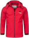 Arctic Seven Herren Designer Softshell Funktions Outdoor Jacke AS-087 Rot Größe S - Gr. S