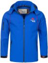 Arctic Seven Herren Designer Softshell Funktions Outdoor Jacke AS-087 Blau Größe S - Gr. S