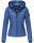 Navahoo Damen Steppjacke B348 Blau Größe XS - Gr. 34