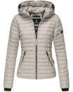 Navahoo Damen Steppjacke B348 Hellgrau Größe M...
