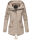 Marikoo Manolya Sun leichte Damen Übergangsjacke Jacke B689 Taupe Größe XS - Gr. 34